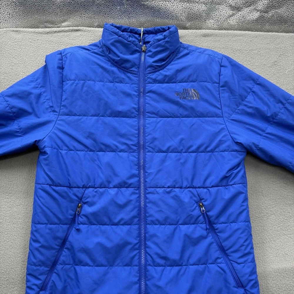 The North Face Jacket Mens Small Blue‎ Primaloft Insulated Puffer Full Zip